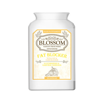 Blossom Fat Blocker 90 cap | 英國Blossom 刮油丸 (90粒) 輸入優惠碼[fatblockerfree]，送你多一盒