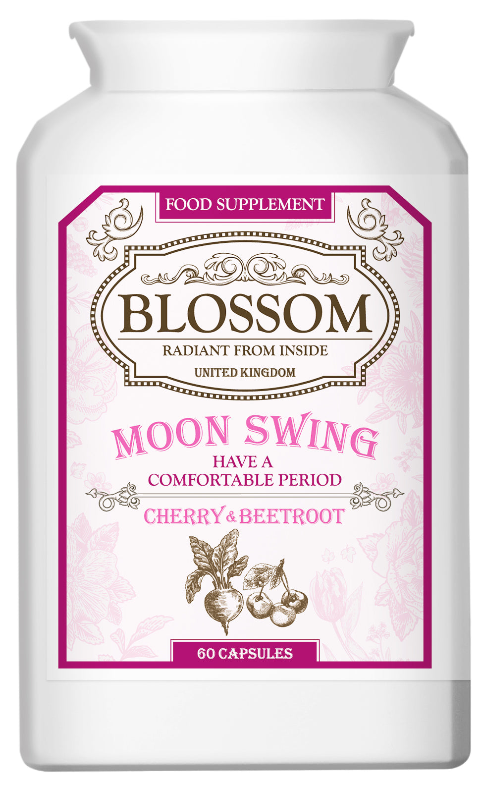 Blossom Moon Swing 60 cap | 英國Blossom Moon Swing 月舒適(60粒)